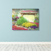 色の配列 キャンバスプリント (インサイチュ (ウッドフロア))