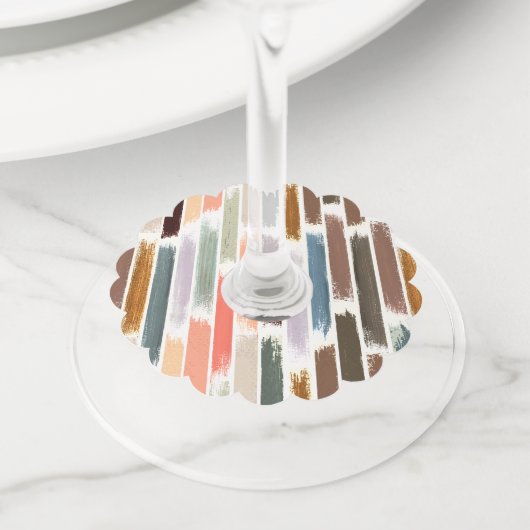 色の雨2 ワイングラスタグ (クローズアップ)