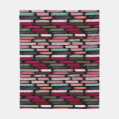 色の雨3 フリースブランケット (正面)