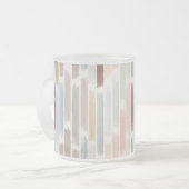 色の雨 フロストグラスマグカップ (正面左)