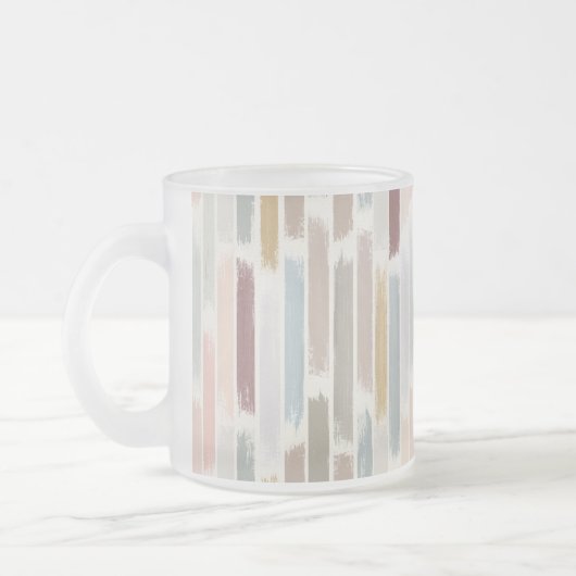 色の雨 フロストグラスマグカップ (左)