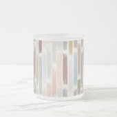 色の雨 フロストグラスマグカップ (中央)