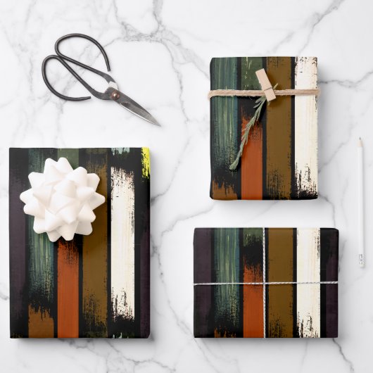 色の雨 4 ラッピングペーパーシート (正面)