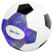 色の霧の渦巻鮮やかきピンク緑の青 サッカーボール (3/4)