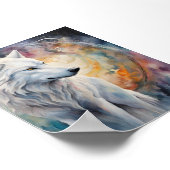 色の魔法の謎の狼 ポスター (角)