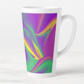 色の魔法、抽象芸術3Dレインボワート カフェラテマグ (右)