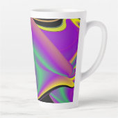 色の魔法、抽象芸術3Dレインボワート カフェラテマグ (右)