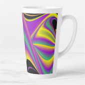 色の魔法、抽象芸術3Dレインボワート カフェラテマグ (右)