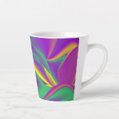 色の魔法、抽象芸術3Dレインボワート カフェラテマグ (右)