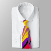 色の魔法、抽象芸術3Dレインボワート ネクタイ (タイ)
