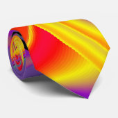 色の魔法、抽象芸術3Dレインボワート ネクタイ (ロール)