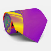 色の魔法、抽象芸術3Dレインボワート ネクタイ (ロール)