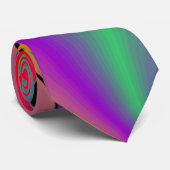 色の魔法、抽象芸術3Dレインボワート ネクタイ (ロール)