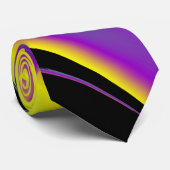 色の魔法、抽象芸術3Dレインボワート ネクタイ (ロール)