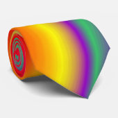 色の魔法、抽象芸術3Dレインボワート ネクタイ (ロール)
