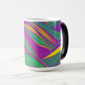 色の魔法、抽象芸術3Dレインボワート モーフィングマグカップ (正面右)
