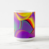色の魔法、抽象芸術3Dレインボワート モーフィングマグカップ (中央)