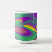 色の魔法、抽象芸術3Dレインボワート モーフィングマグカップ (中央)