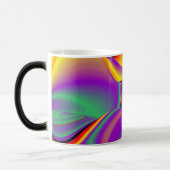 色の魔法、抽象芸術3Dレインボワート モーフィングマグカップ (左)