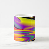 色の魔法、抽象芸術3Dレインボワート モーフィングマグカップ (中央)