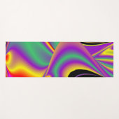 色の魔法、抽象芸術3Dレインボワート ヨガマット (正面(横))