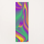 色の魔法、抽象芸術3Dレインボワート ヨガマット (正面)
