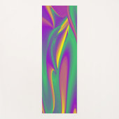 色の魔法、抽象芸術3Dレインボワート ヨガマット (正面)