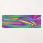 色の魔法、抽象芸術3Dレインボワート ヨガマット (正面(横))