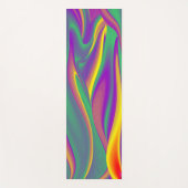 色の魔法、抽象芸術3Dレインボワート ヨガマット (正面)