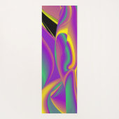 色の魔法、抽象芸術3Dレインボワート ヨガマット (裏面)
