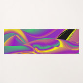 色の魔法、抽象芸術3Dレインボワート ヨガマット (正面(横))