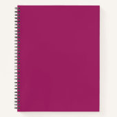 色の鮮やかグラデーションが滑らかに変化する ノートブック (正面)