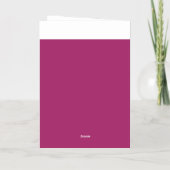 色の鮮やかグラデーションが滑らかに変化する 箔グリーティングカード (裏面)