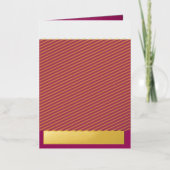 色の鮮やかグラデーションが滑らかに変化する 箔グリーティングカード (正面)