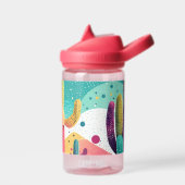 色の鮮やかサボテン ウォーターボトル (左面)