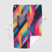 色の鮮やかブロック ゴルフタオル (インサイチュ)