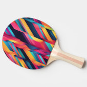 色の鮮やかブロック 卓球ラケット (横)