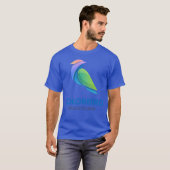 色の鳥ギフト Tシャツ (正面フル)
