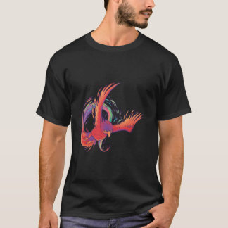 色の鳳凰 Tシャツ