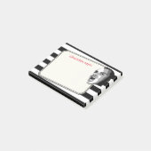 色の黒のストライプで叫んでいる人 ポストイット (アングル)