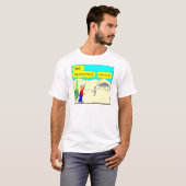 色の280 Google Earthの漫画 Tシャツ (正面フル)