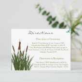 色の3.5のx 5方向カードネコヤナギかトンボ エンクロージャーカード (スタンド正面)