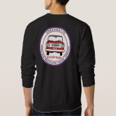 色のCorvanaticsの男性スエットシャツ スウェットシャツ (裏面)