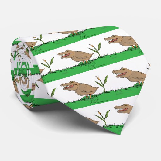 色のCrocoduckのタイ! ネクタイ (ロール)