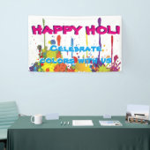 色のHOLIのフェスティバル- IIをはねかけます + あなたのアイディア 横断幕 (トレードショー)