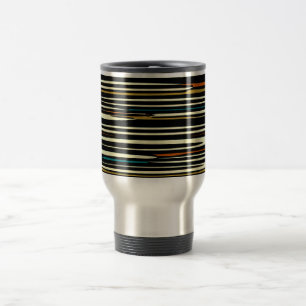 色のStripey>の自然なタンブラー トラベルマグ