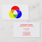 色のvennの図表 名刺 (正面/裏面)