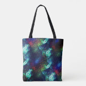 色はかりで測付きの装飾用クッション トートバッグ (裏面)