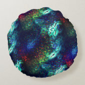 色はかりで測付きの装飾用クッション ラウンドクッション (裏面)