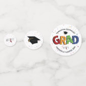 色はっきりした付きパターン コンフェッティ (正面)